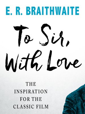 cover image of To Sir, With Love